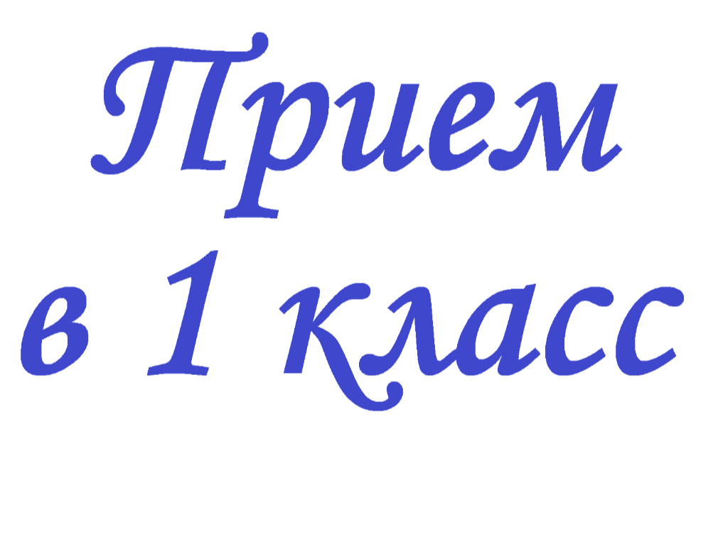 Информация о графике приема документов в 1 класс.